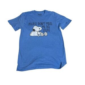 Peanuts Snoopy Blue Short Sleeve Tee